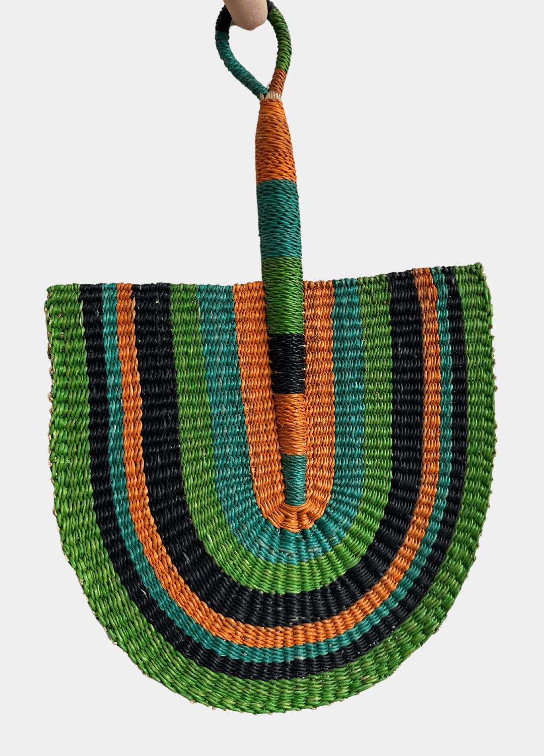 Ghanaian Woven Grass Fan