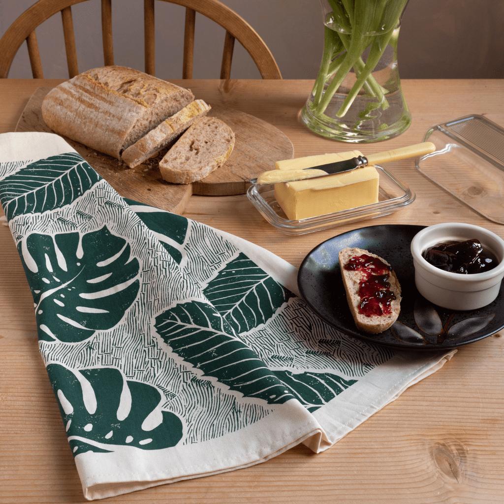  Studio Wald Leaf Tea Towel WLT The Green Thumb Club