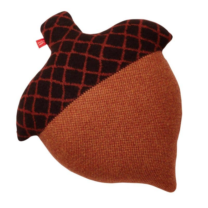  Donna Wilson Acorn Shaped Cushion - Brown CU-SHA-ACOR-BR The Green Thumb Club